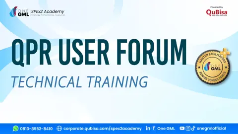 QPR User Forum Technical Training